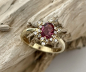 Preview: Rubin-Brillanten Ring 585GG